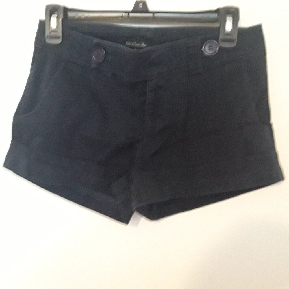 Heart Moon Star ladies size 4 dark blue short shorts